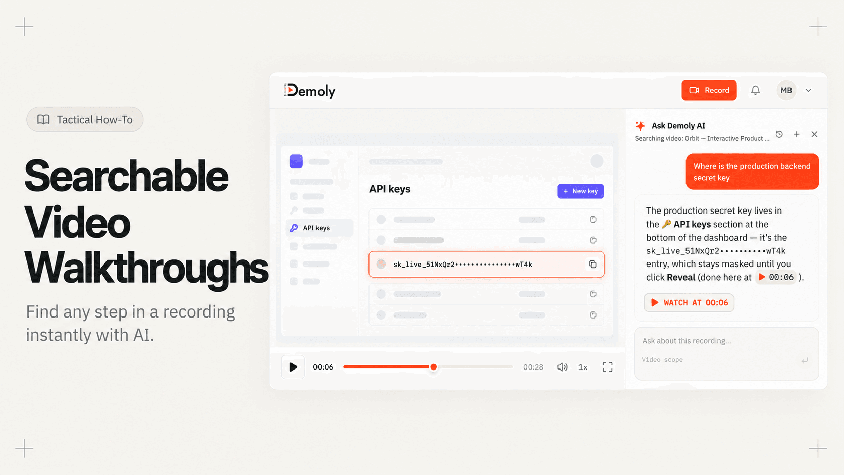 How to Record a Web App Walkthrough Your Client Can Actually Search